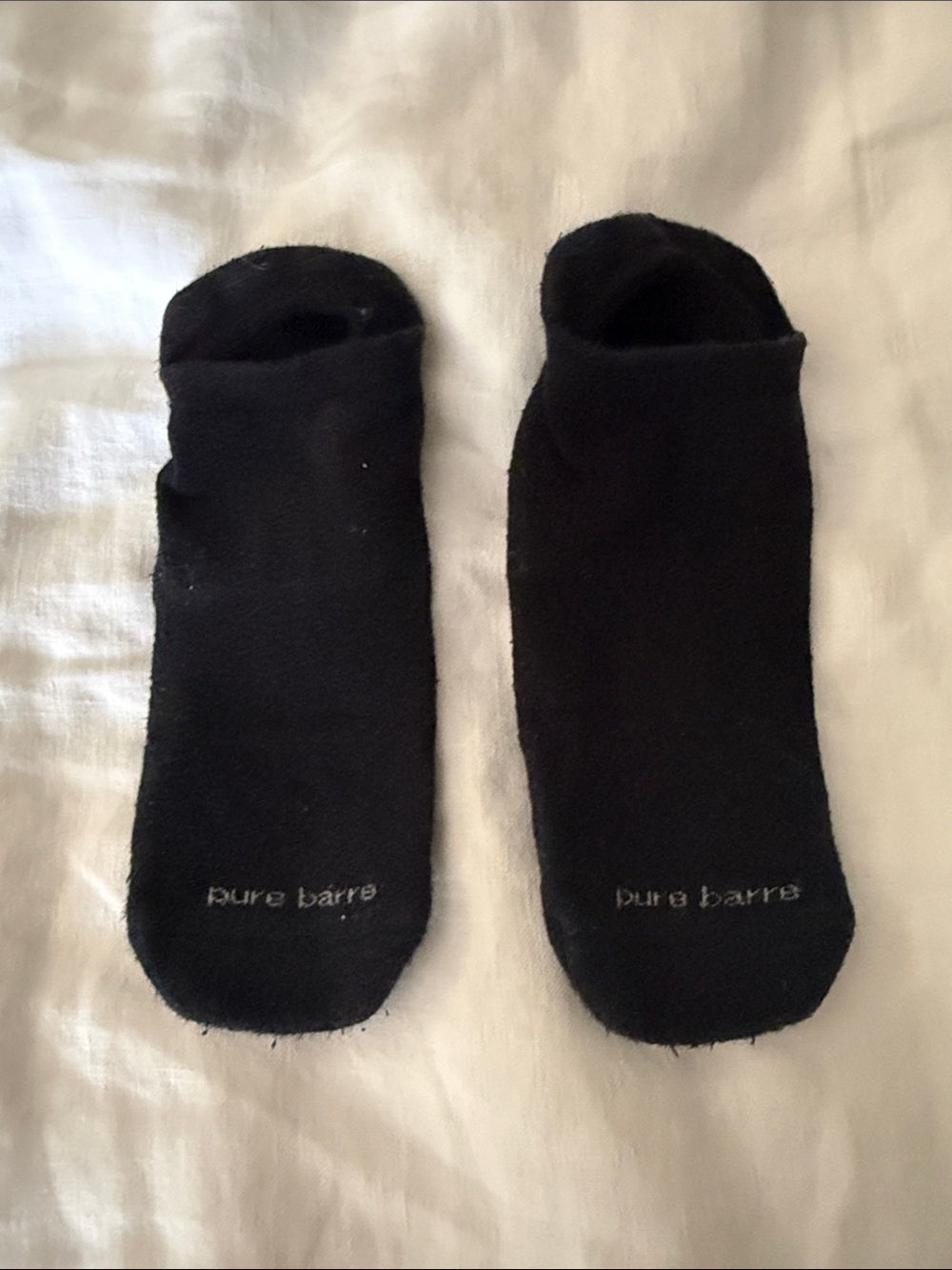 Pure Barre Black Low-Cut Athletic No-Show Socks